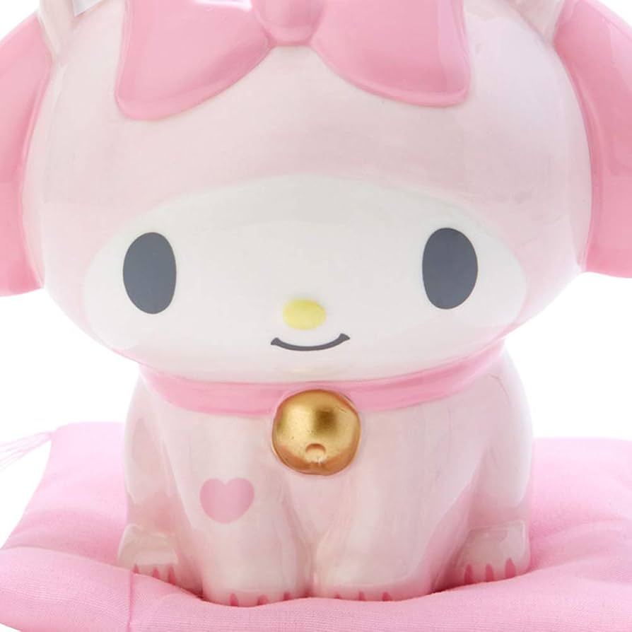 Amazon | サンリオ(SANRIO) マイメロディ 貯金箱(福ねこ